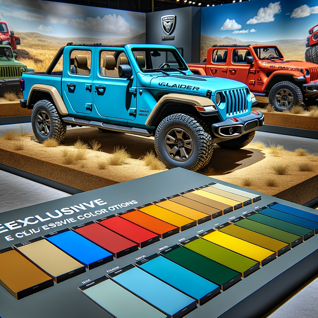 Exclusive Colors for Wrangler JL & Gladiator