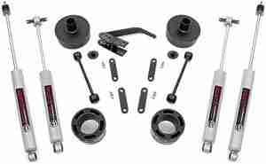 Rough Country 2.5" Series II Lift Kit for 2007-2018 Jeep Wrangler JK - 65730