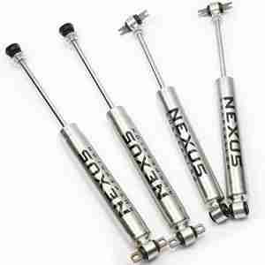 NEXUS SUSPENSION 3-4" Lift Front and Rear Shock Absorbers&3-4" Suspsension Lift Kits Fit Jeep Wrangler TJ/LJ 1997-2006,Zinc Plated Coating,Pair Pack