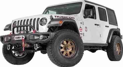 WARN 102355 Jeep JL OE Rubicon Front Bumper Grille Guard Tube, Low-Height