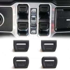 4PCS Window Switch Button Control Cover Trim Interior