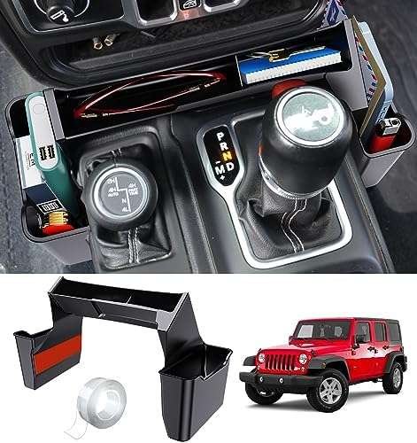 Gear Shift Center Console Side Tray Organizer for Jeep