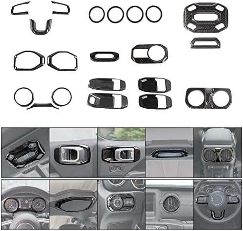 RT-TCZ 21 PCS Interior Trim Cover Decoration Accessories for