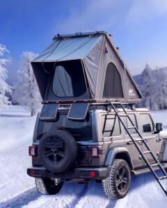 Naturnest Rooftop Tent Hard Shell for Jeep Tent SUV Tent Attachment for Camping, Hardshell Rooftop Tent for Camping Overland Tent Naturenest Roof Top Tent