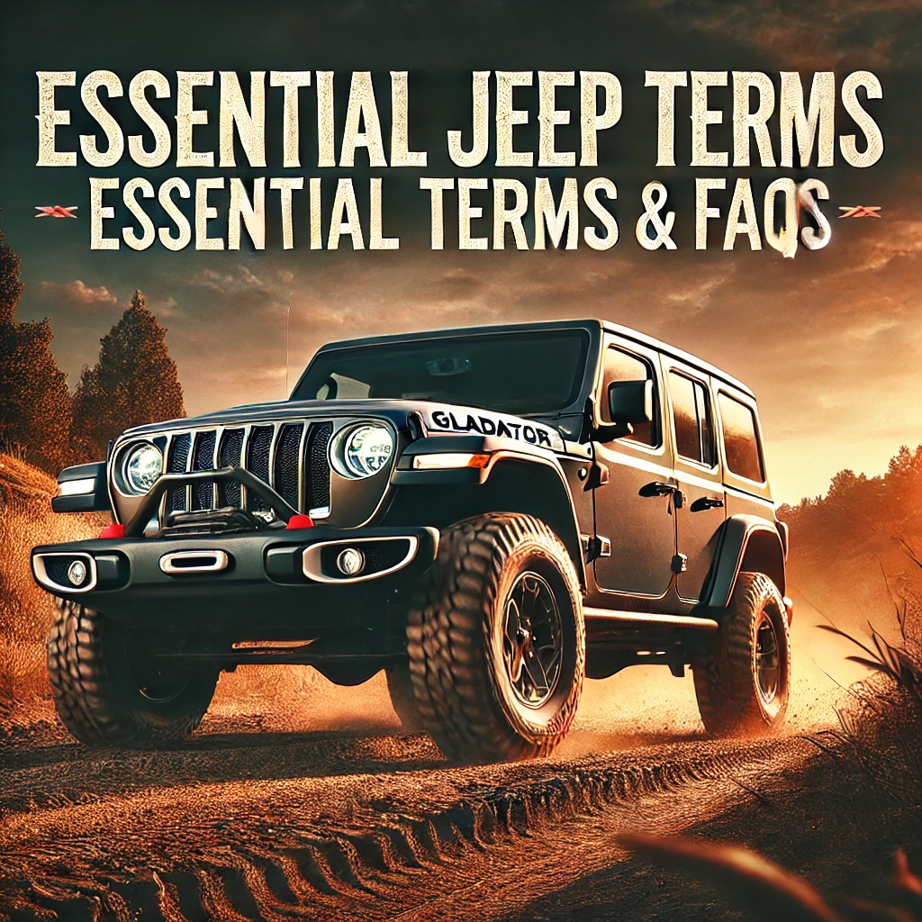 Jeep Wrangler & Gladiator Glossary: Essential Terms & FAQs