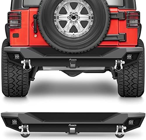 FINDAUTO Rear Bumper fit for 2018-2023 for Jeep Wrangler JL