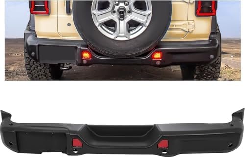 KUAFU Rear Bumper Compatible with 2018-2024 Jeep Wrangler JL