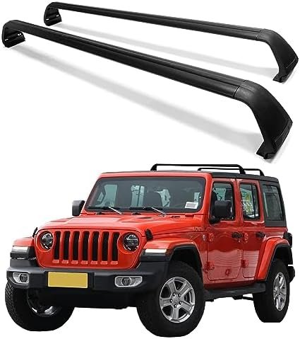 Roof Rack Cross Bars Fit for 2007-2024 Jeep Wrangler JK JL